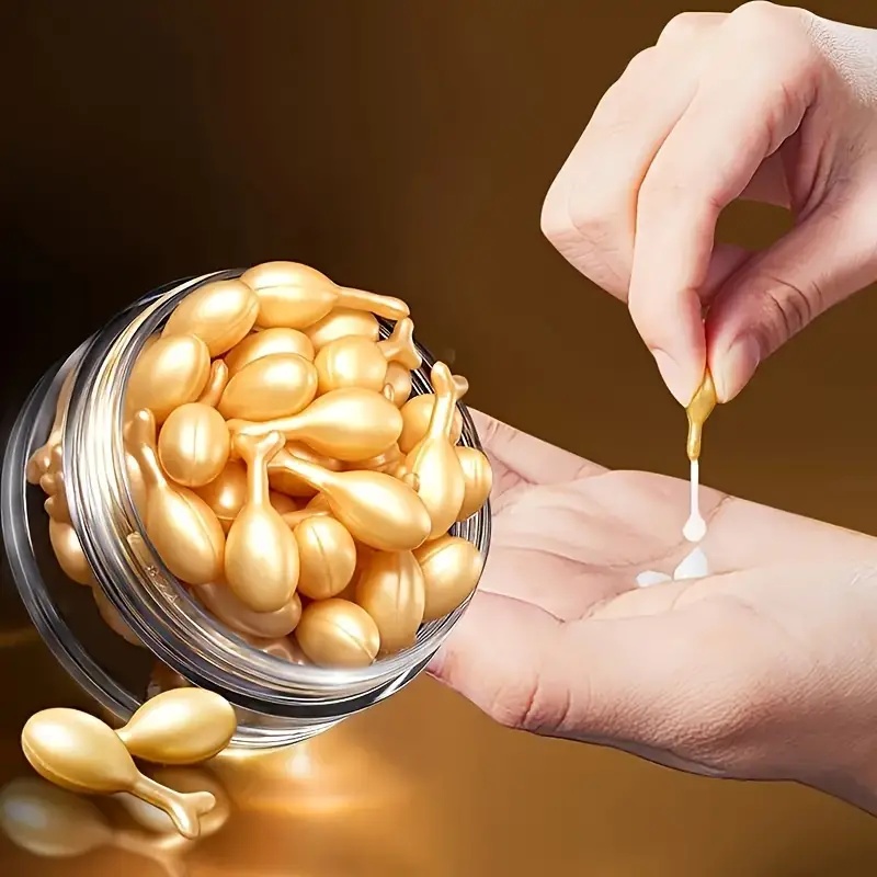 Hyaluronic Acid Facial Serum - Capsules d'essence de placenta et d'acide