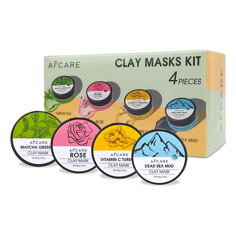 Green Tea Cleansing Clay Mask - Ensemble de 4 masques faciaux en
