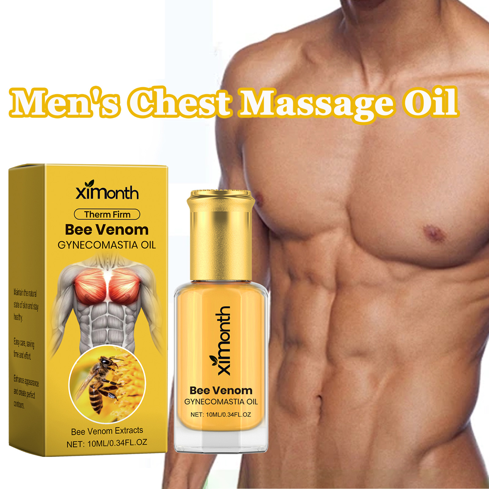 Skincare - Huile de Massage de poitrine pour