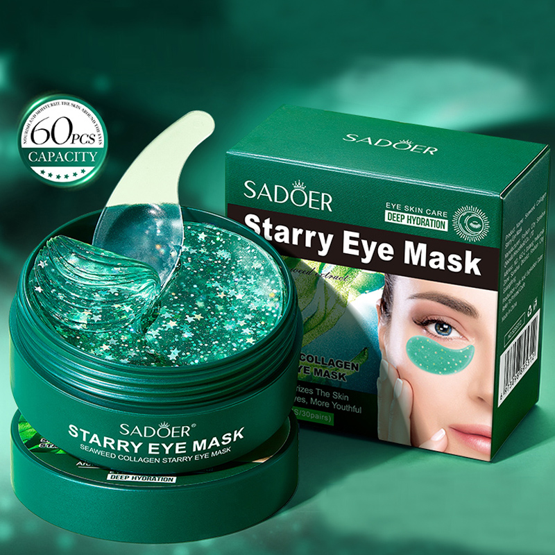 Collagen Under Eye Patches - 60 pièces/boîte Masque pour les yeux