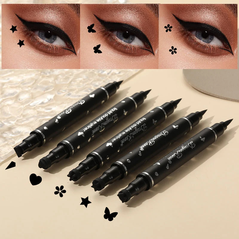 Waterproof Liquid Eyeliner Pen - Stylo Eyeliner Sceau Papillon, 2 en
