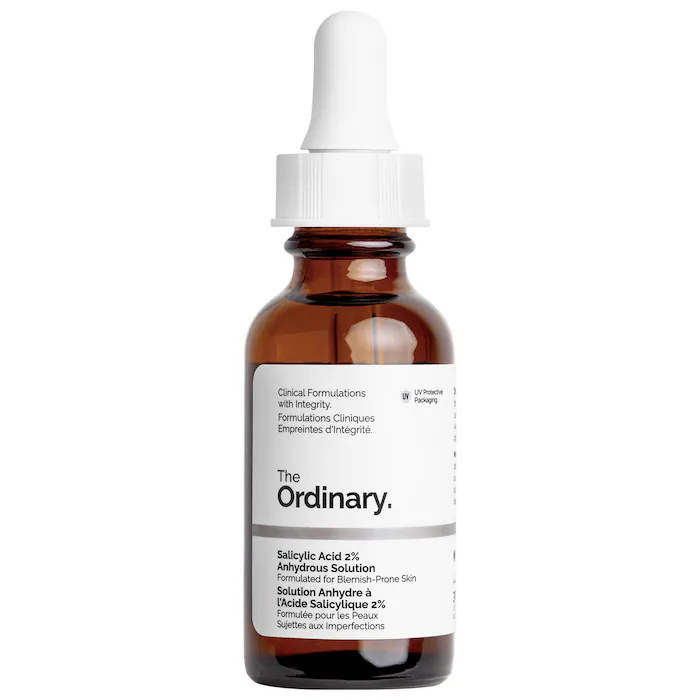 Hyaluronic Acid Facial Serum - Solution anhydre à l'acide salicylique 2%,