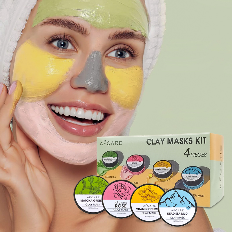 Green Tea Cleansing Clay Mask - Ensemble de 4 masques pour le
