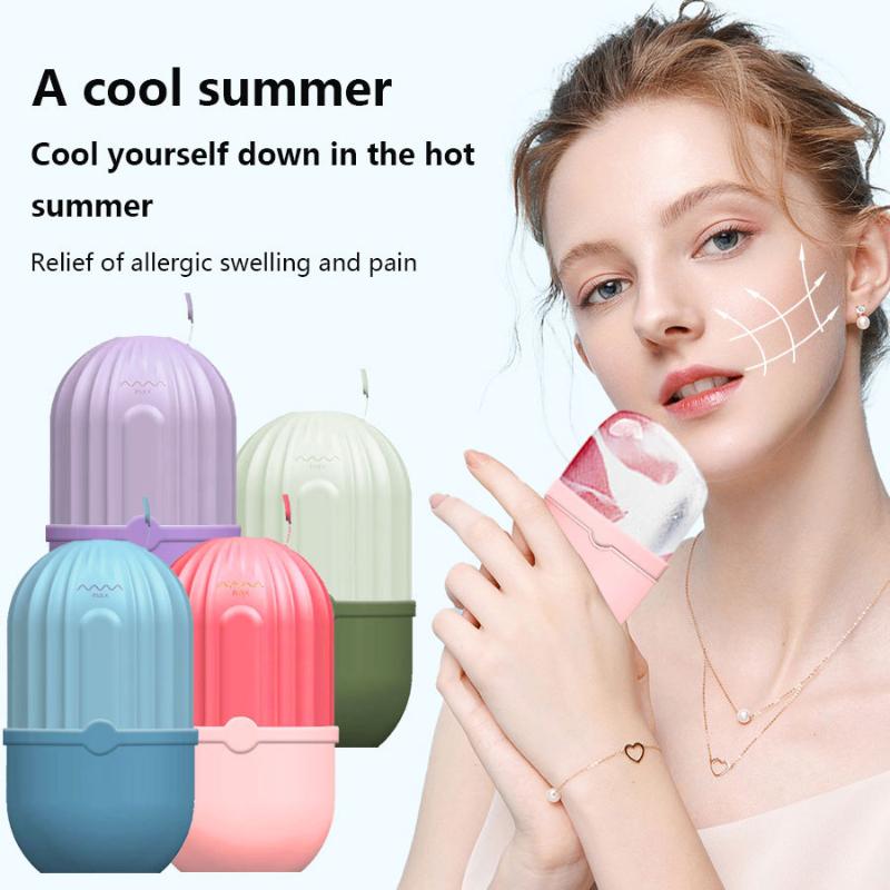 Face Ice Roller Puffiness - Rouleau de massage facial en silicone
