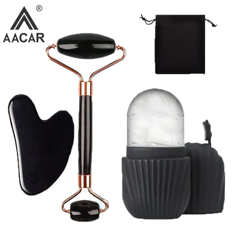 Face Ice Roller Puffiness - Rouleau de massage facial en glace,