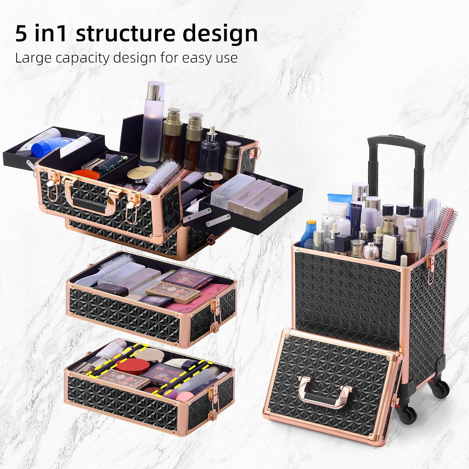 Valise de maquillage à roulett - Makeup avis et prix