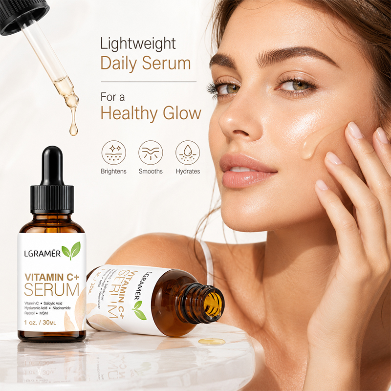 Sérum facial à la vitamine C+  - Hyaluronic Acid Facial Serum avis et prix