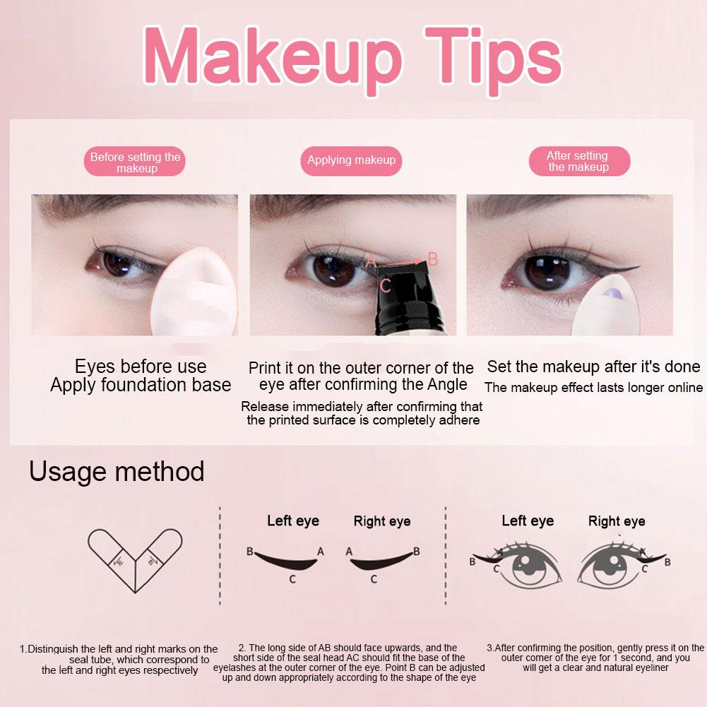 Tampon Eyeliner rotatif intégr - Waterproof Liquid Eyeliner Pen avis et prix