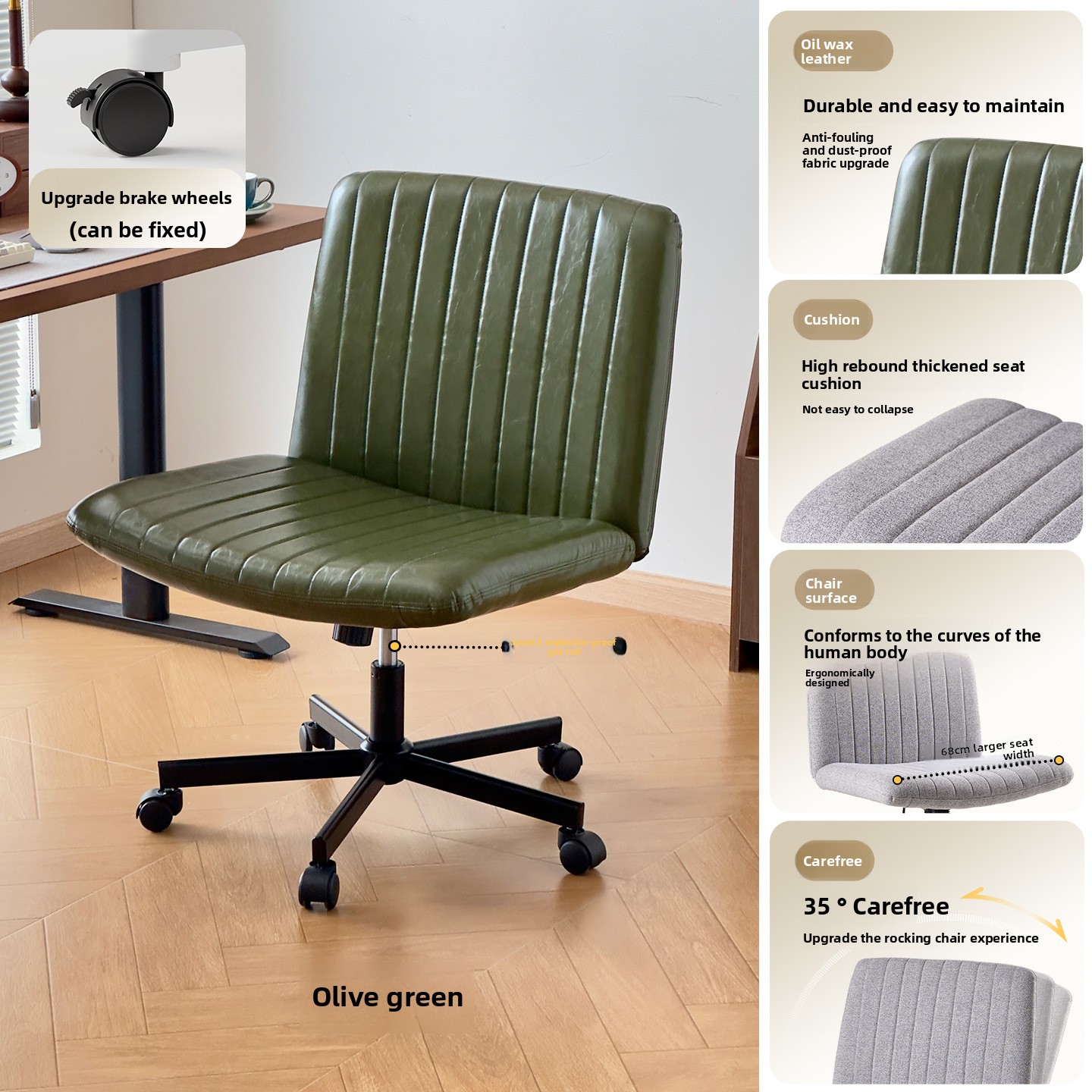 Chaise d'ordinateur élégante,  - Makeup avis et prix